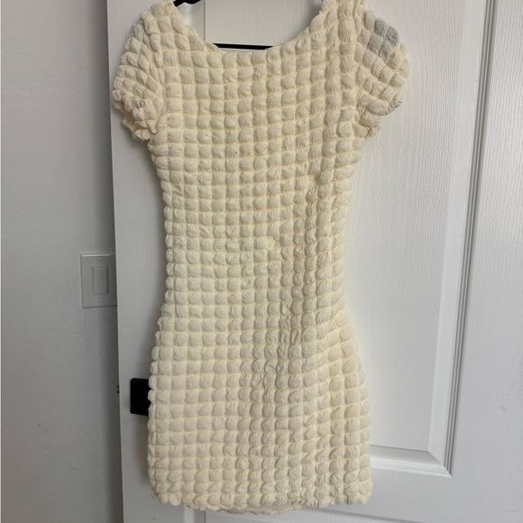 Princess Polly Tahlee Backless Mini Dress Cream - Picture 3 of 5